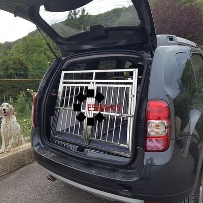 Cage Double Inox - Chien Taille S