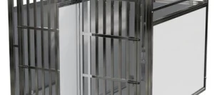 Cage Double Inox - Chien Taille L+