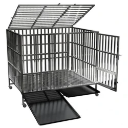 Cage Pliante Inox - Chien Taille XXXL