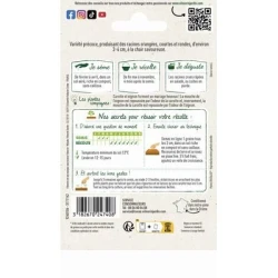 Carotte Ronde Marché de Paris (Rondo) - VILMORIN