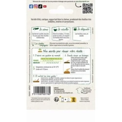 Laitue à couper Feuille de chêne Blonde Graine Noire - VILMORIN