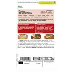 Poireau De CARENTAN 2 - VILMORIN