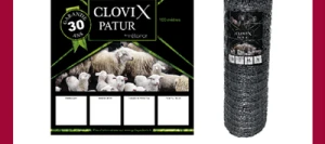 Grillage CLOVIX PATUR 100 X 10 X 15 - FIL 2.0MM - METANOR