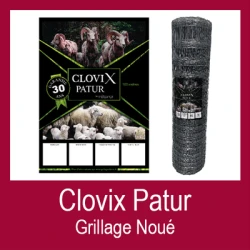Grillage CLOVIX PATUR 150 X 17 X 15 - FIL 2MM - METANOR