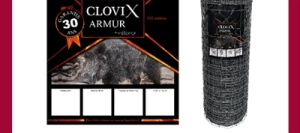 Grillage CLOVIX  ARMUR 150 X 16 X 05 - METANOR