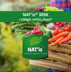 NAT'is 30SK - 10 MgO - 47 soufre - Engrais granulé UAB