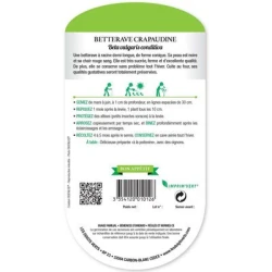 Betterave CRAPAUDINE - LES DOIGTS VERTS